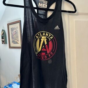 Adidas Black and Red Atlanta United FC Tank